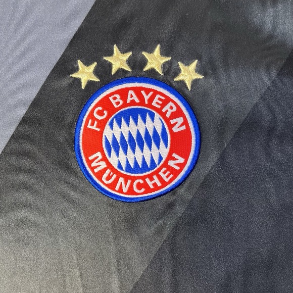 Adidas FC Bayern Munchen Lewandowski #9 Soccer Jersey Men's‎ Sz M Gray READ - Picture 4 of 9